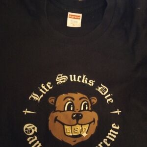 Supreme Black Graphic Tee